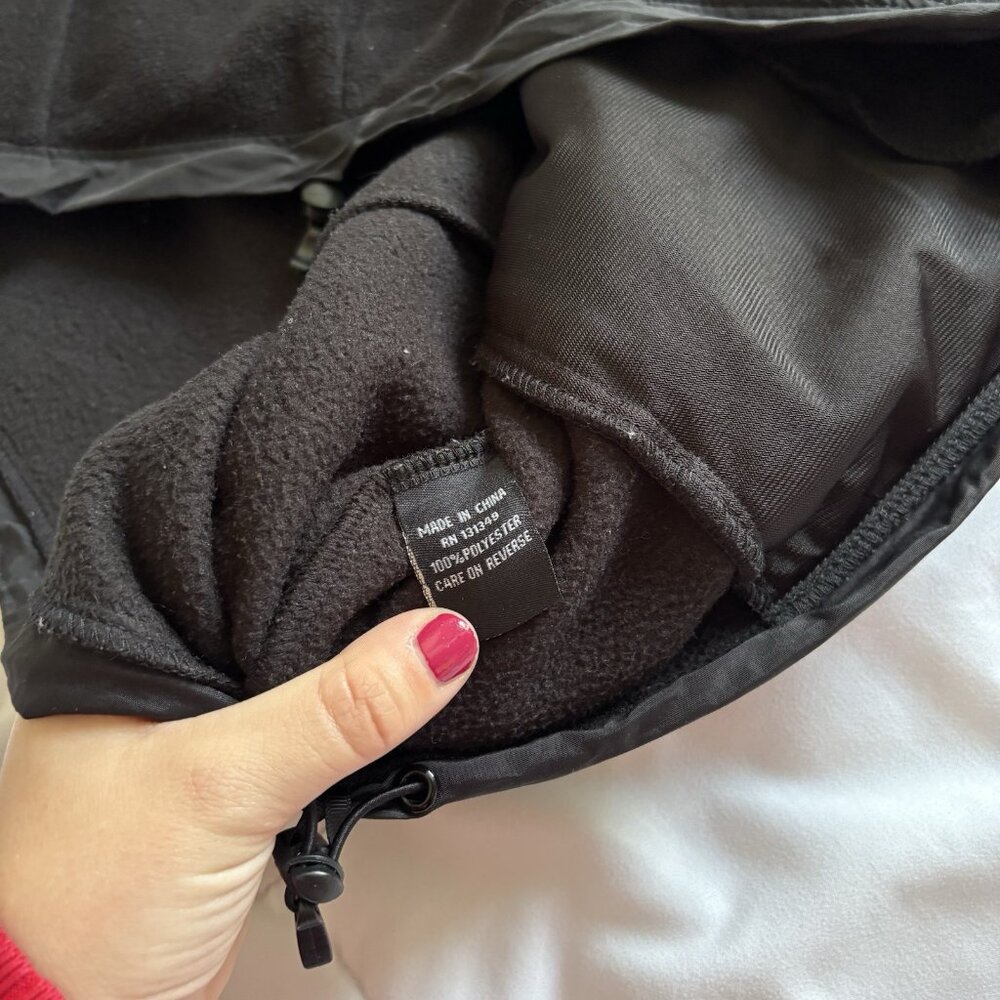 Mountain Fog Womens Size Medium Fleece Jacket Black Pink Zip Pockets Winter Fall - Picture 8 of 9